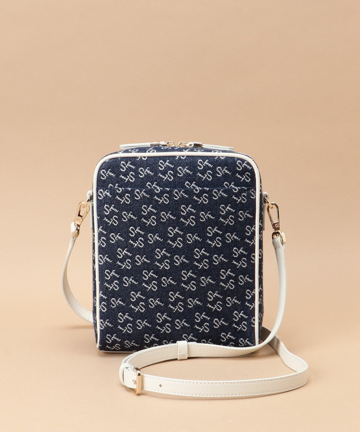 Denim ST Jacquard ショルダーバッグ(FREE オフホワイト): Samantha