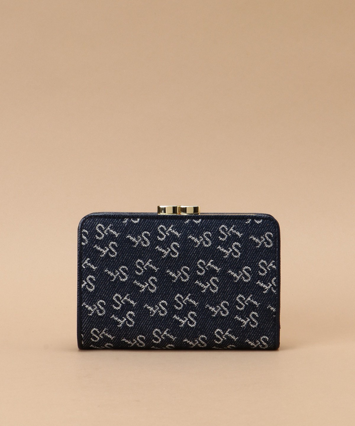 Denim ST Jacquard二つ折り口金財布