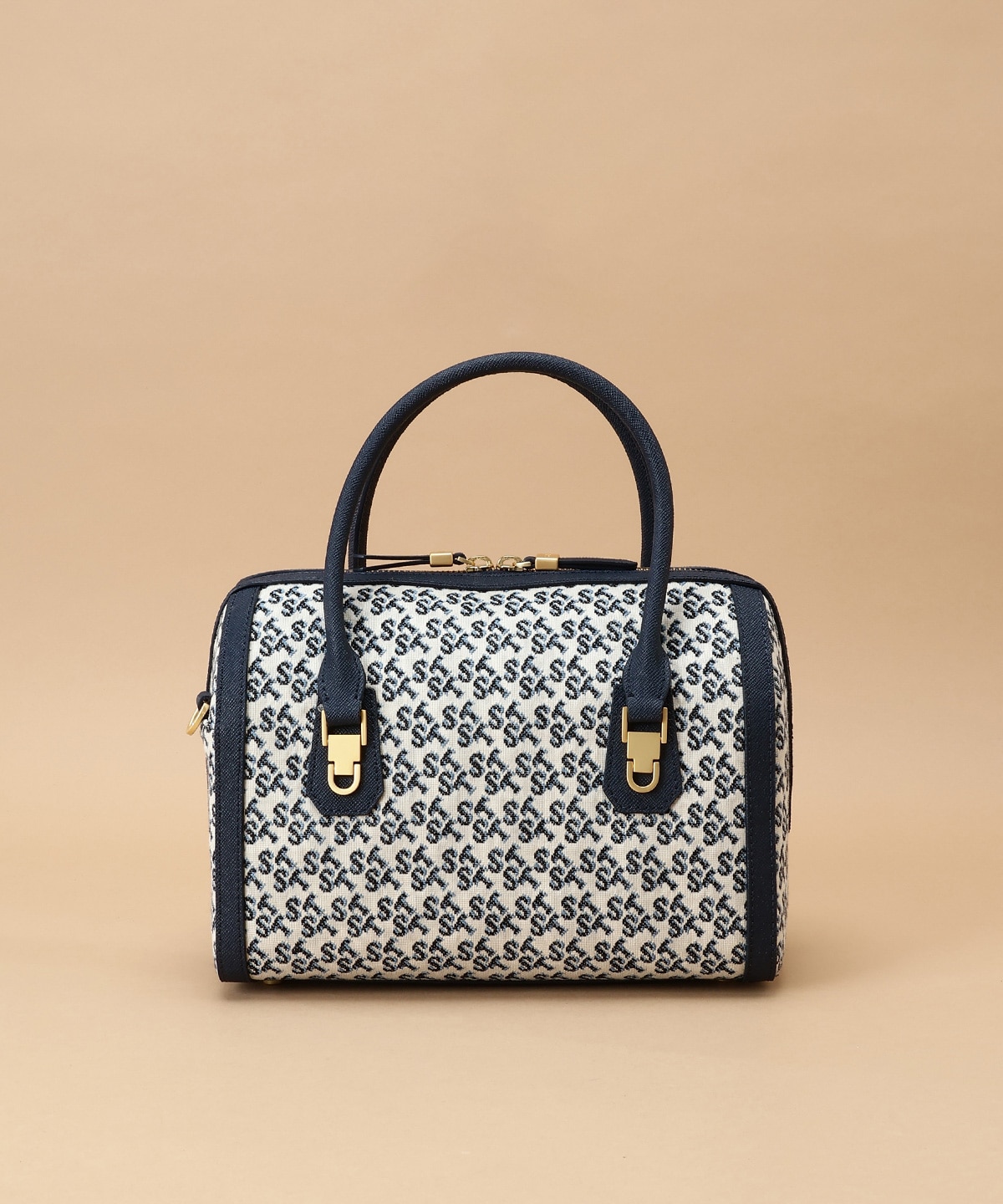 ST Jacquard シルエット ボストンバッグ