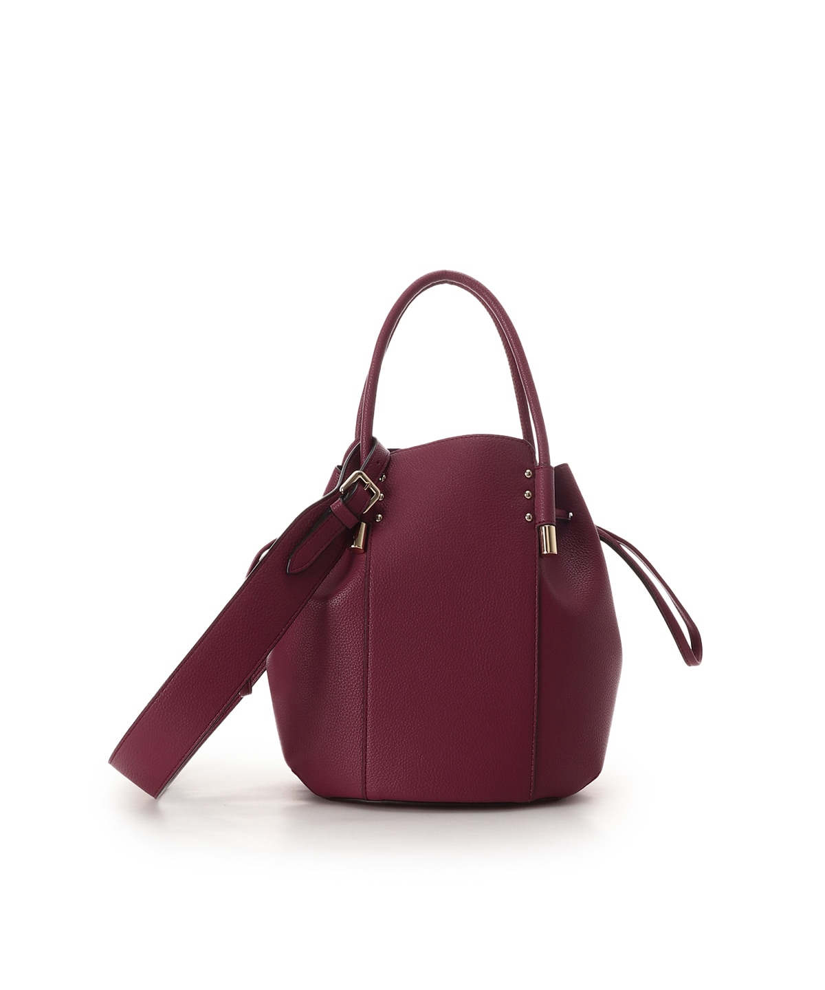 セミハード合皮2wayバッグ