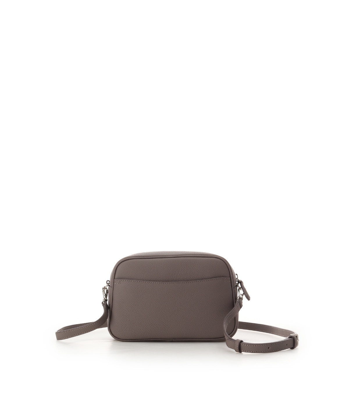 シンプルデザインソフトレザー ショルダーバッグ