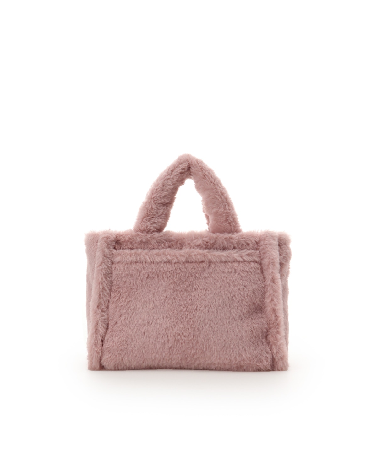 ワンポイントリボン ファーバッグ