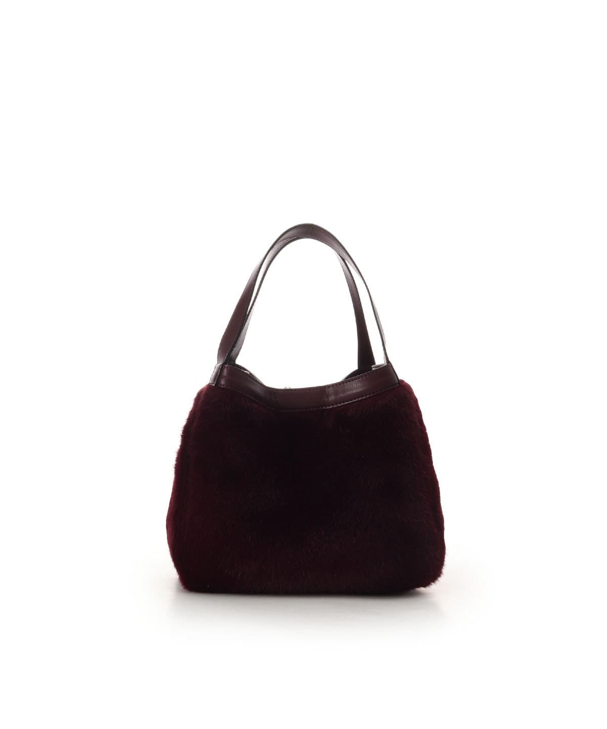 ポーチ付き コンパクトファーバッグ