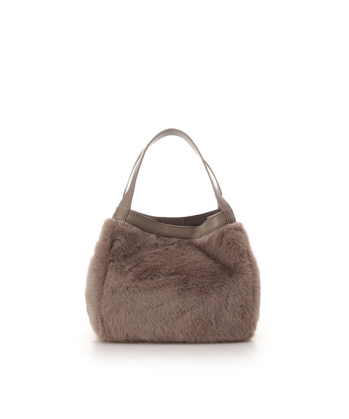 ポーチ付き コンパクトファーバッグ