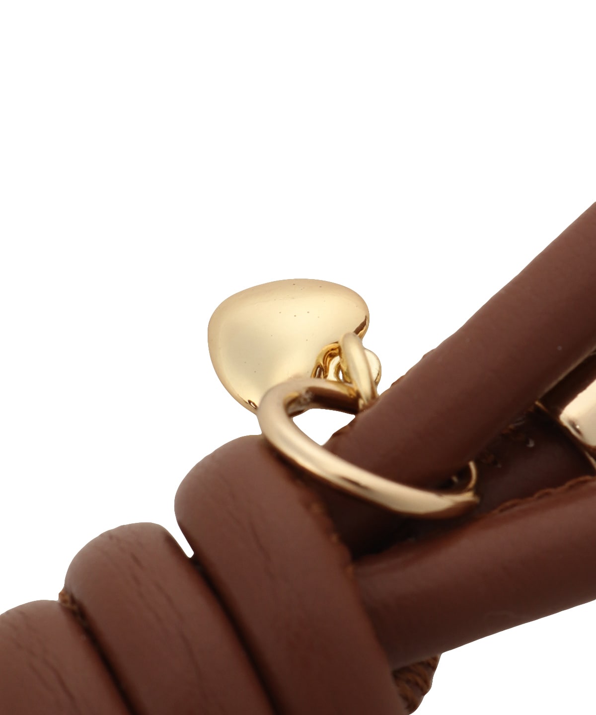 ハートモチーフリボンバッグチャーム