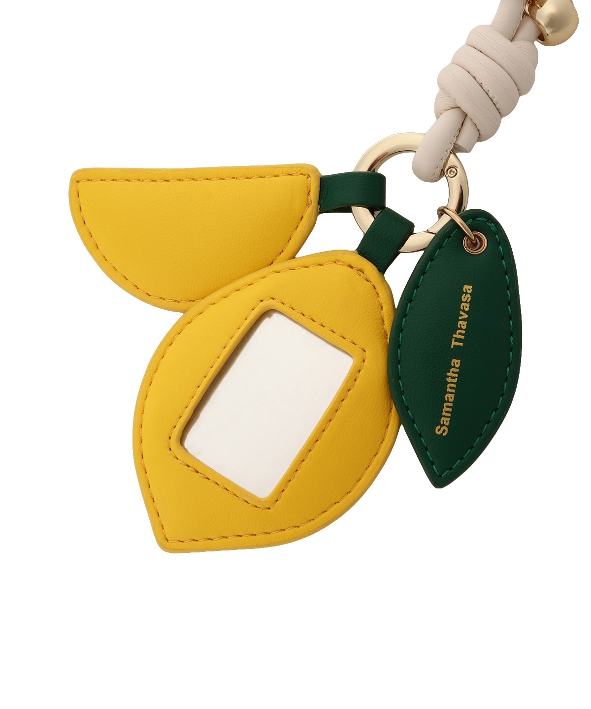 フルーツモチーフミニミラーバッグチャーム