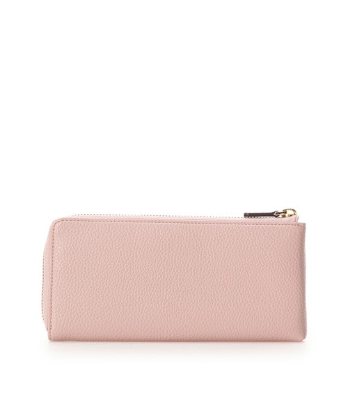 シンプルビジューL字ZIP財布