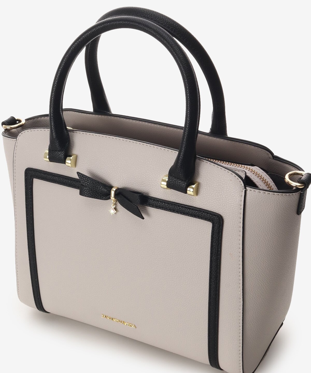 リボンスクエアトート Free ライトグレー Samanthavegaサマンサタバサグループ 公式オンラインショップ