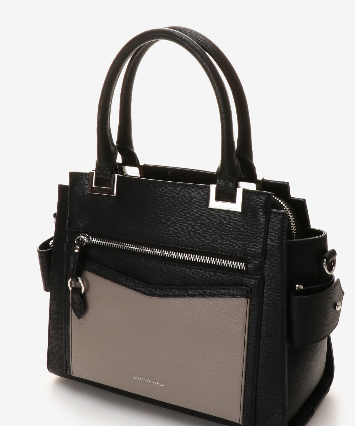バイカラートートバッグ Free ブラック Samanthavegaサマンサタバサグループ 公式オンラインショップ