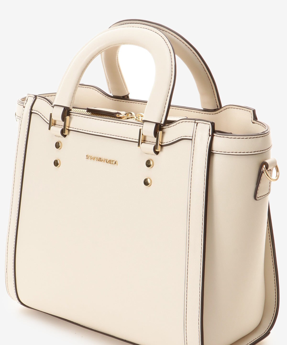 ポイントステッチハンドバッグ