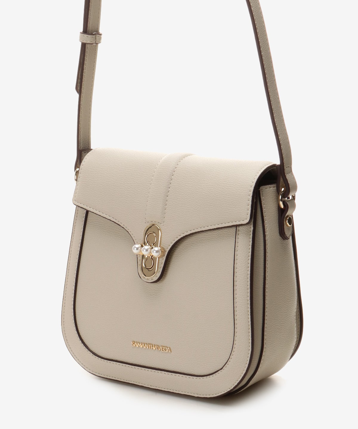 オリジナルパール金具ショルダーバッグ