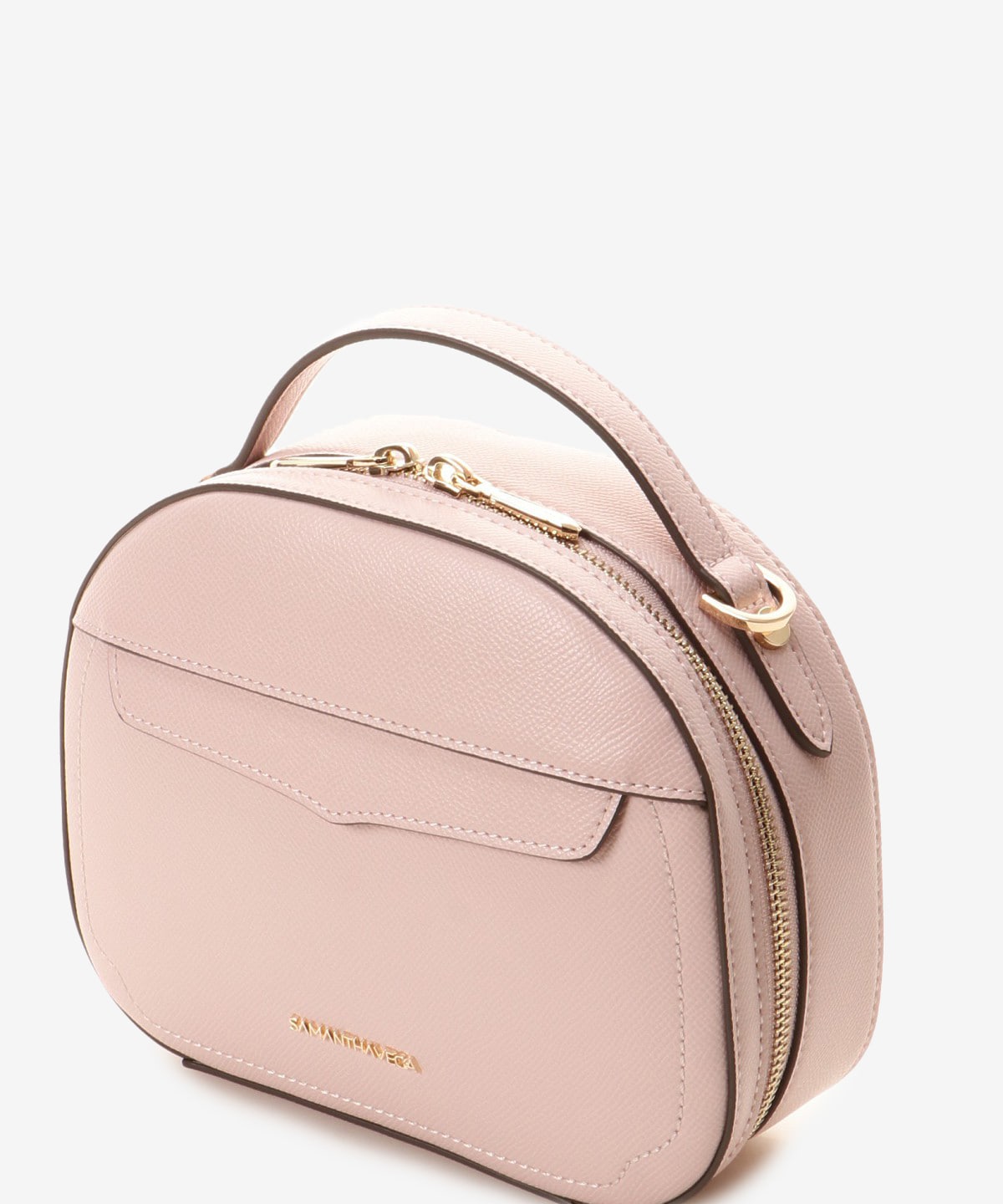 ラウンドBOXショルダーバッグ(FREE ピンクベージュ): SAMANTHAVEGA 