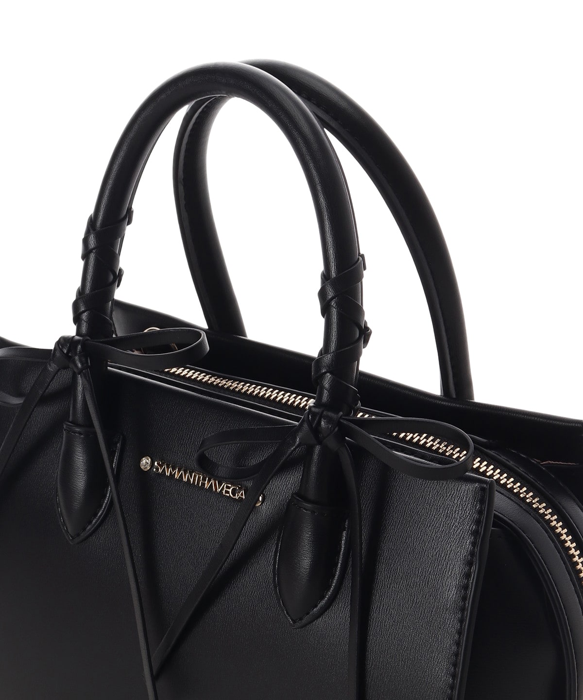 バレエコアレースアップハンドバッグ