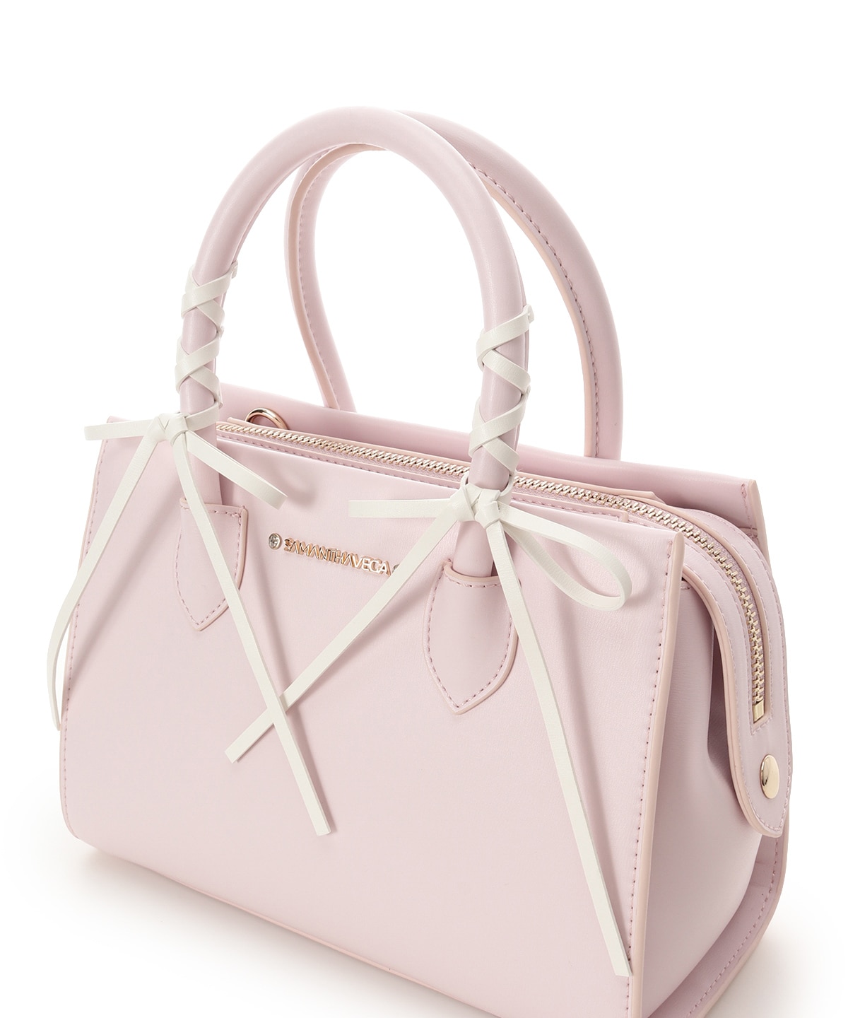 バレエコアレースアップハンドバッグ