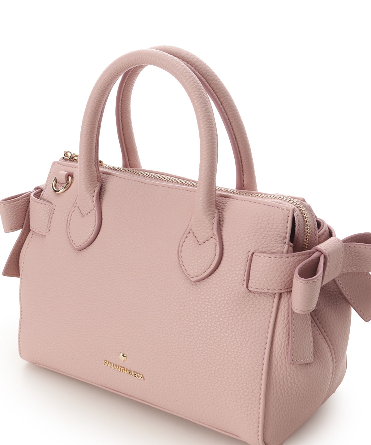 スクエアリボンハンドバッグ