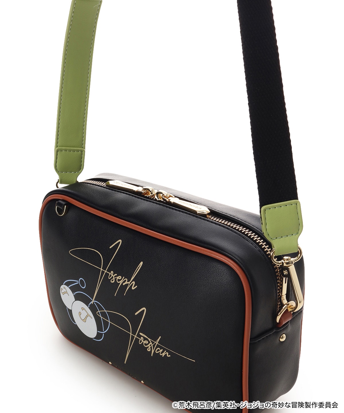 アニメ『ジョジョの奇妙な冒険 戦闘潮流』「ジョセフ・ジョースター」コラボコレクション　ショルダーバッグ