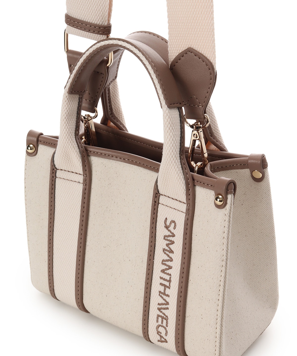 新色ロゴテープキャンバスショルダーバッグ（ミニ）