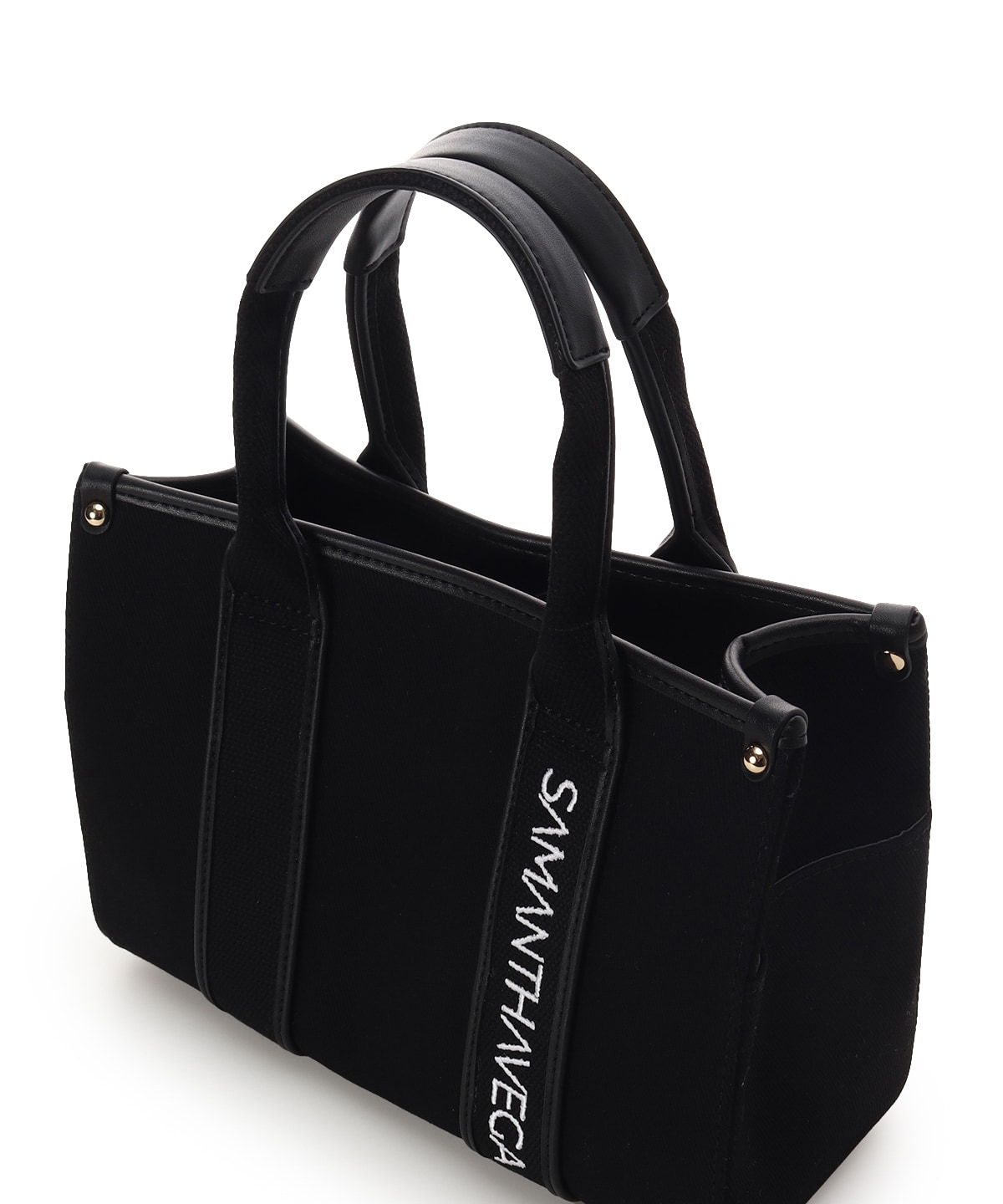 新色ロゴテープキャンバスハンドバッグ（小）