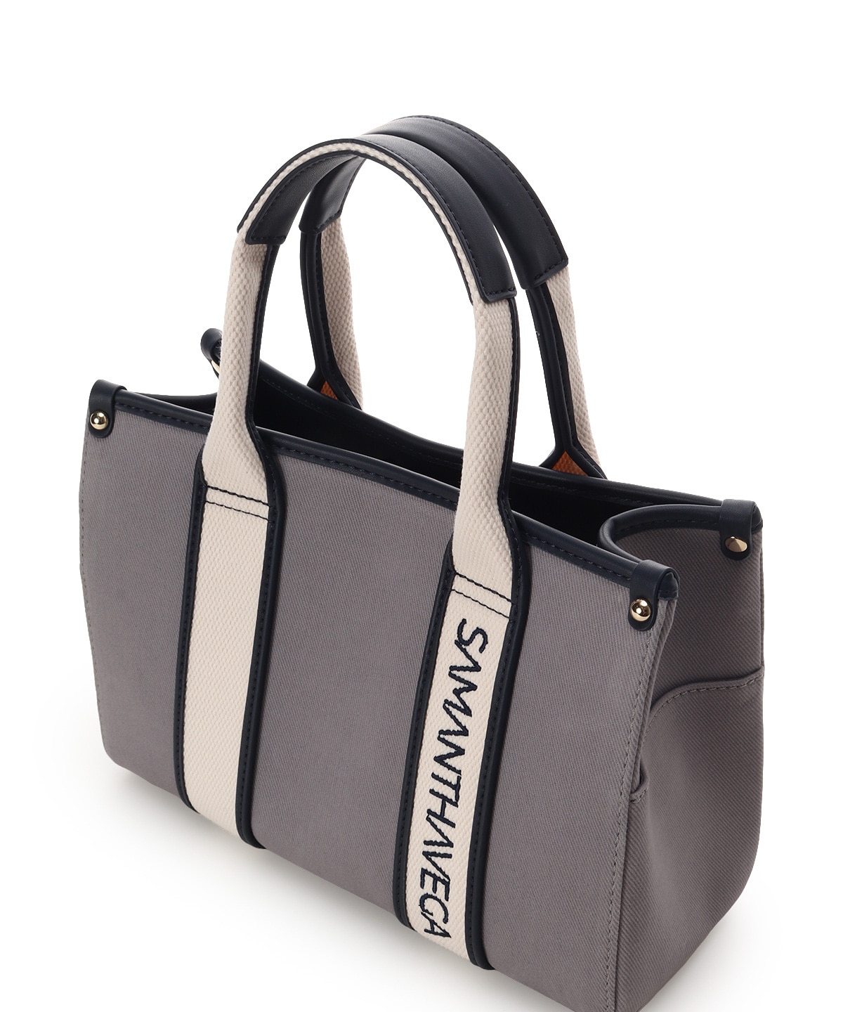 新色ロゴテープキャンバスハンドバッグ（小）