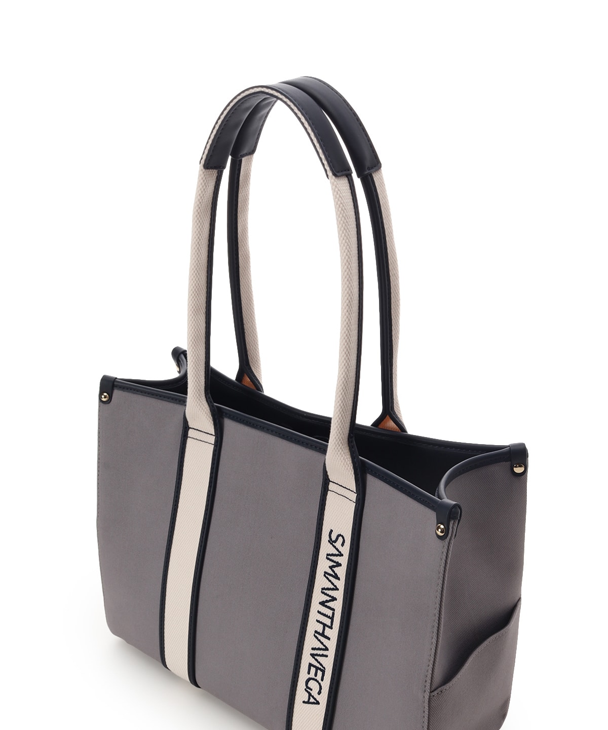 新色ロゴテープキャンバスA4トートバッグ