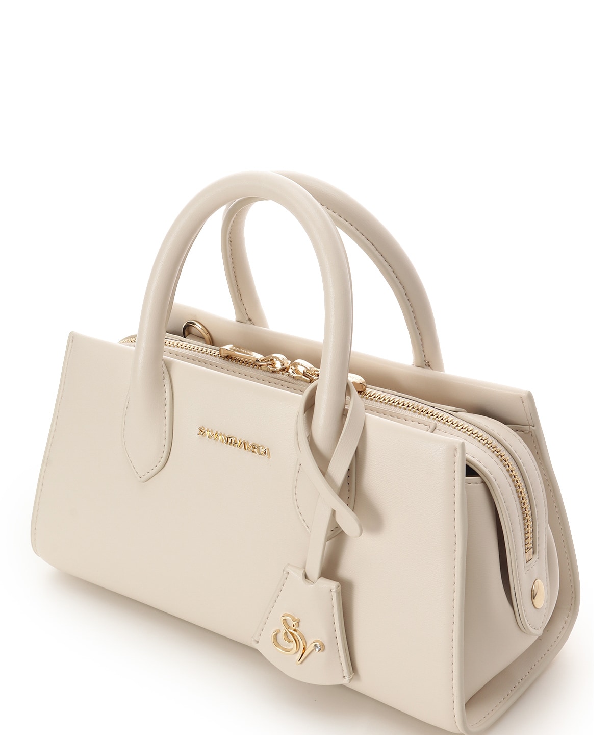 ロゴ金具ショルダーバッグ