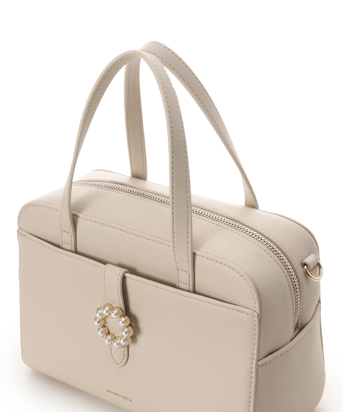 サークルパールハンドバッグ