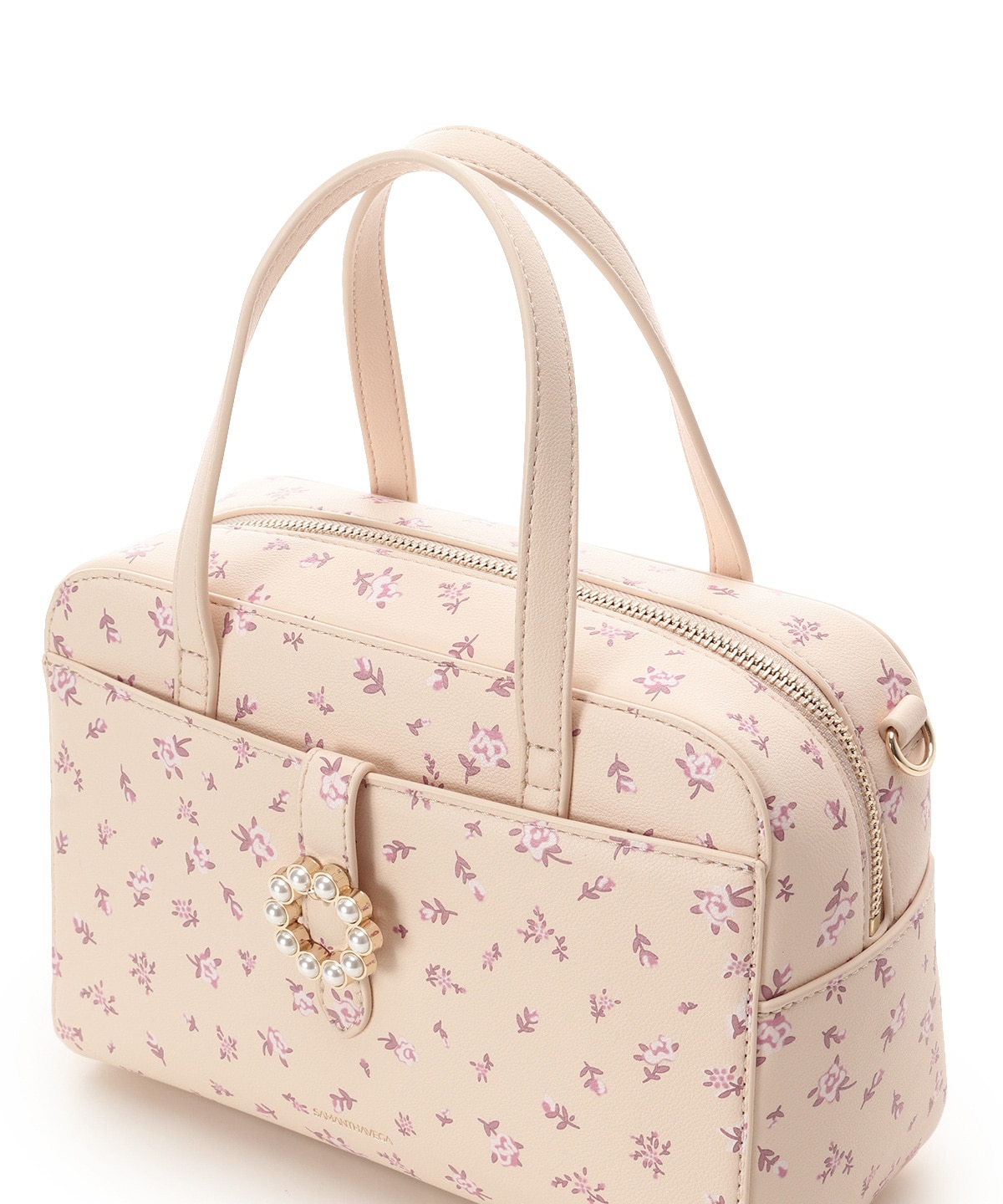 サークルパールハンドバッグ