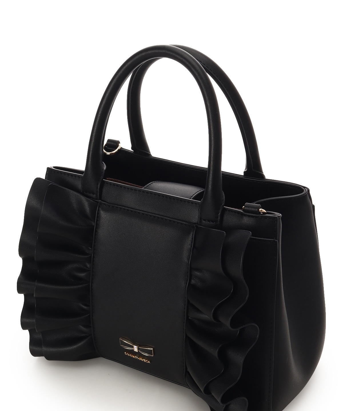 フリルリボンハンドバッグ