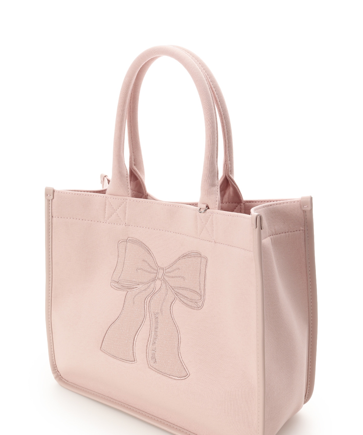 リボン刺繍トートバック