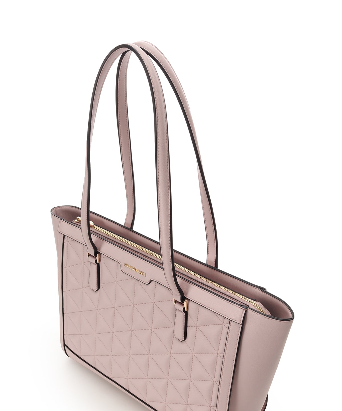 キルティングフェイクレザートートバッグ