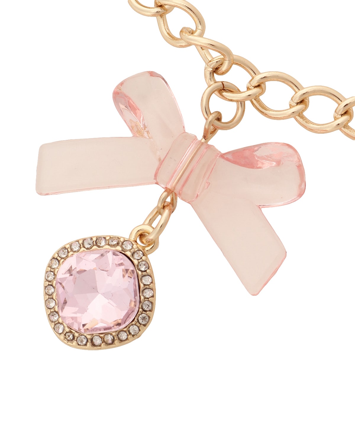 クリアリボンバッグチャーム