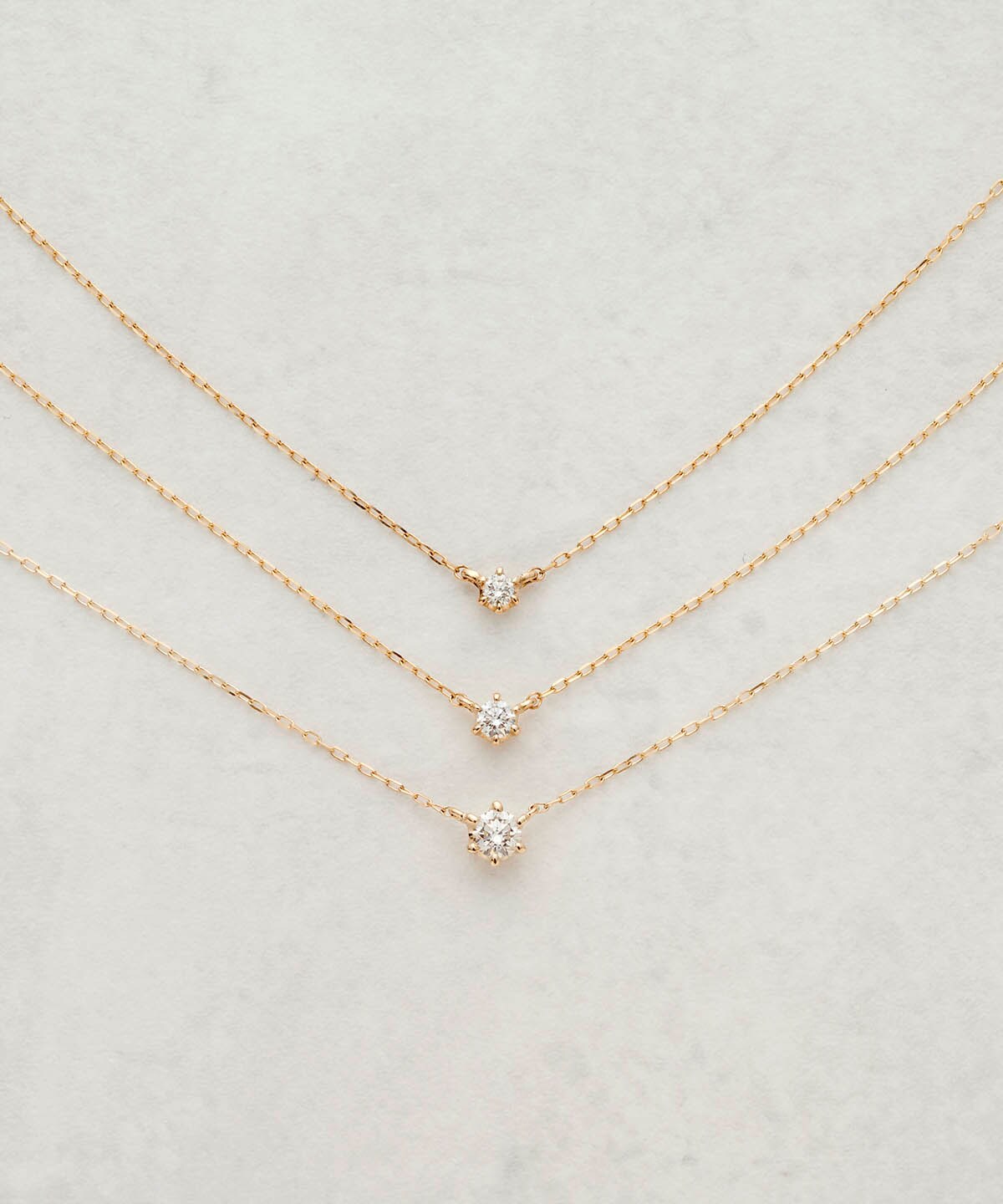 ≪WEB限定≫K10ダイヤモンドネックレス