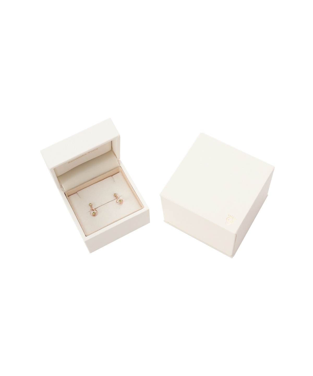 K10PG ペリドットイヤリング≪8月 誕生石≫