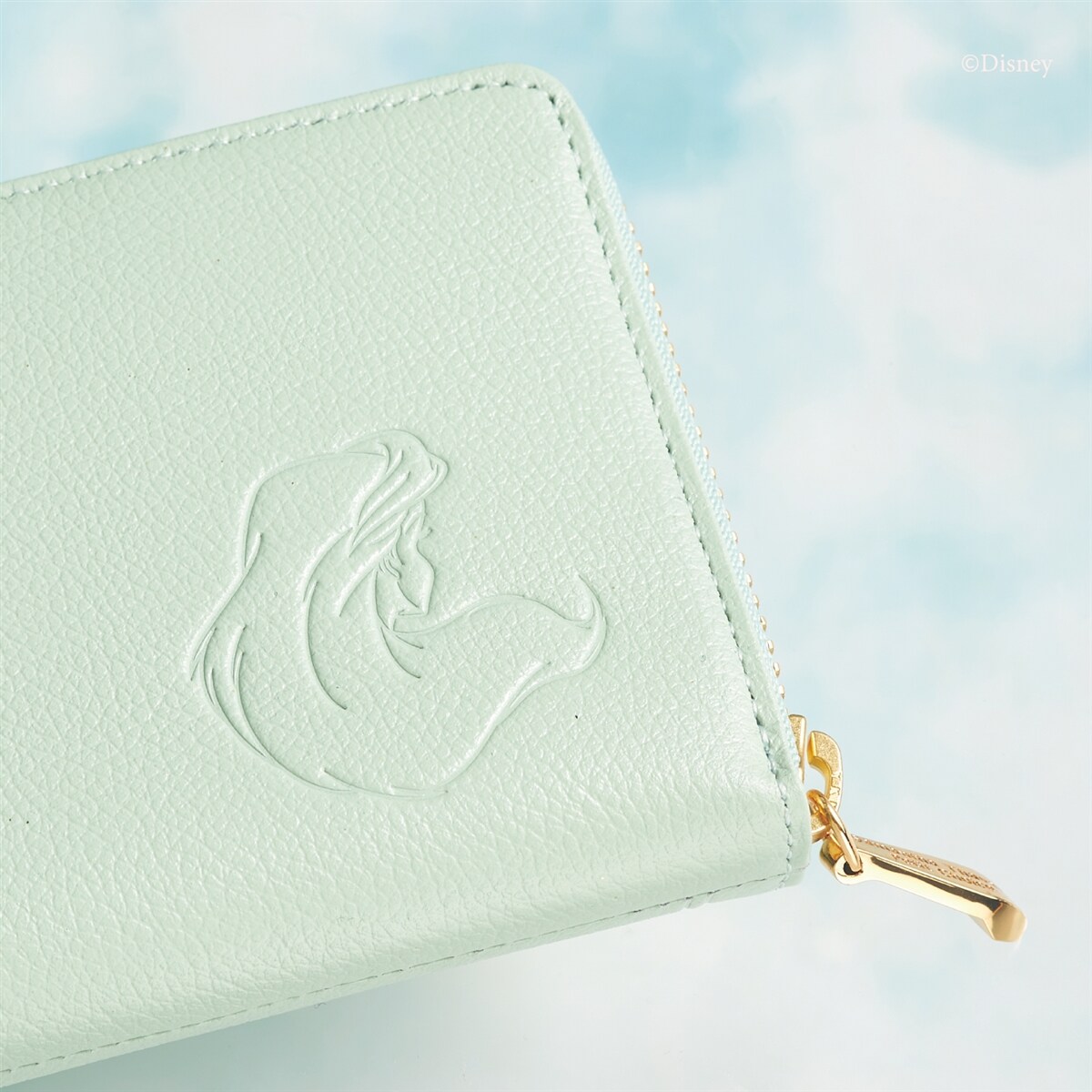 ディズニーコレクション プリンセスシリーズ ラウンドジップ長財布 アリエル Free ミント Samantha Thavasa Petit Choiceサマンサタバサグループ 公式オンラインショップ