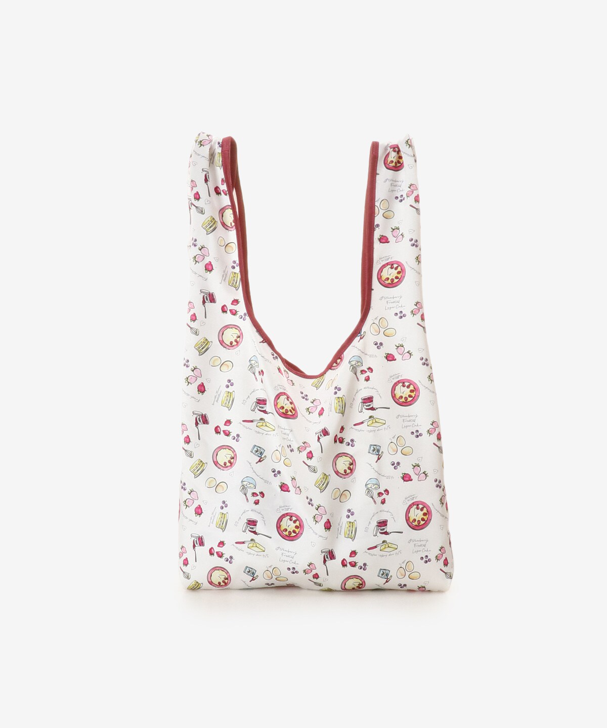 パティスリー シリーズ エコバッグ 収納ポーチ付き Free ホワイト Samantha Thavasa Petit Choiceサマンサタバサグループ 公式オンラインショップ