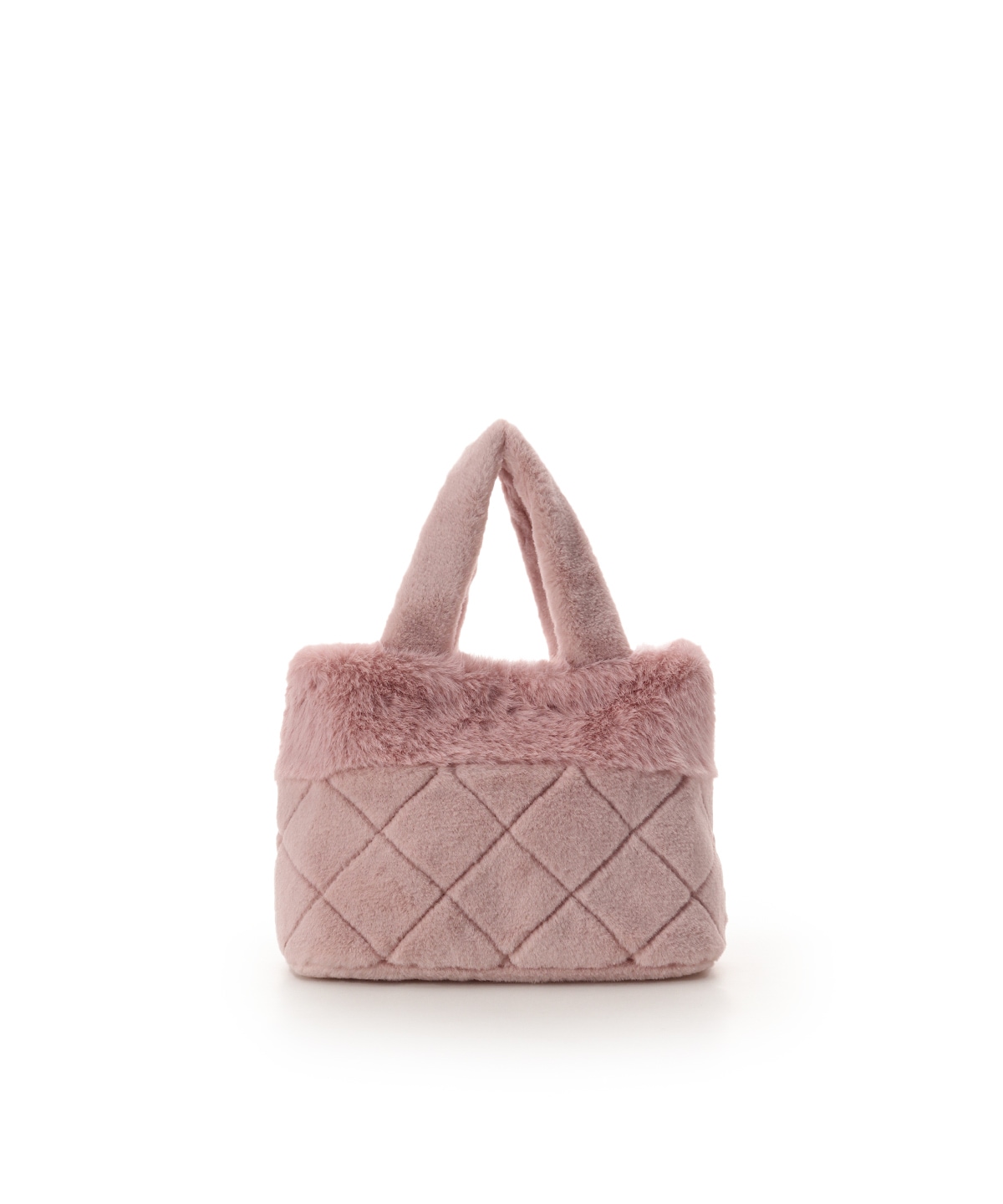 キルティングファーバッグ