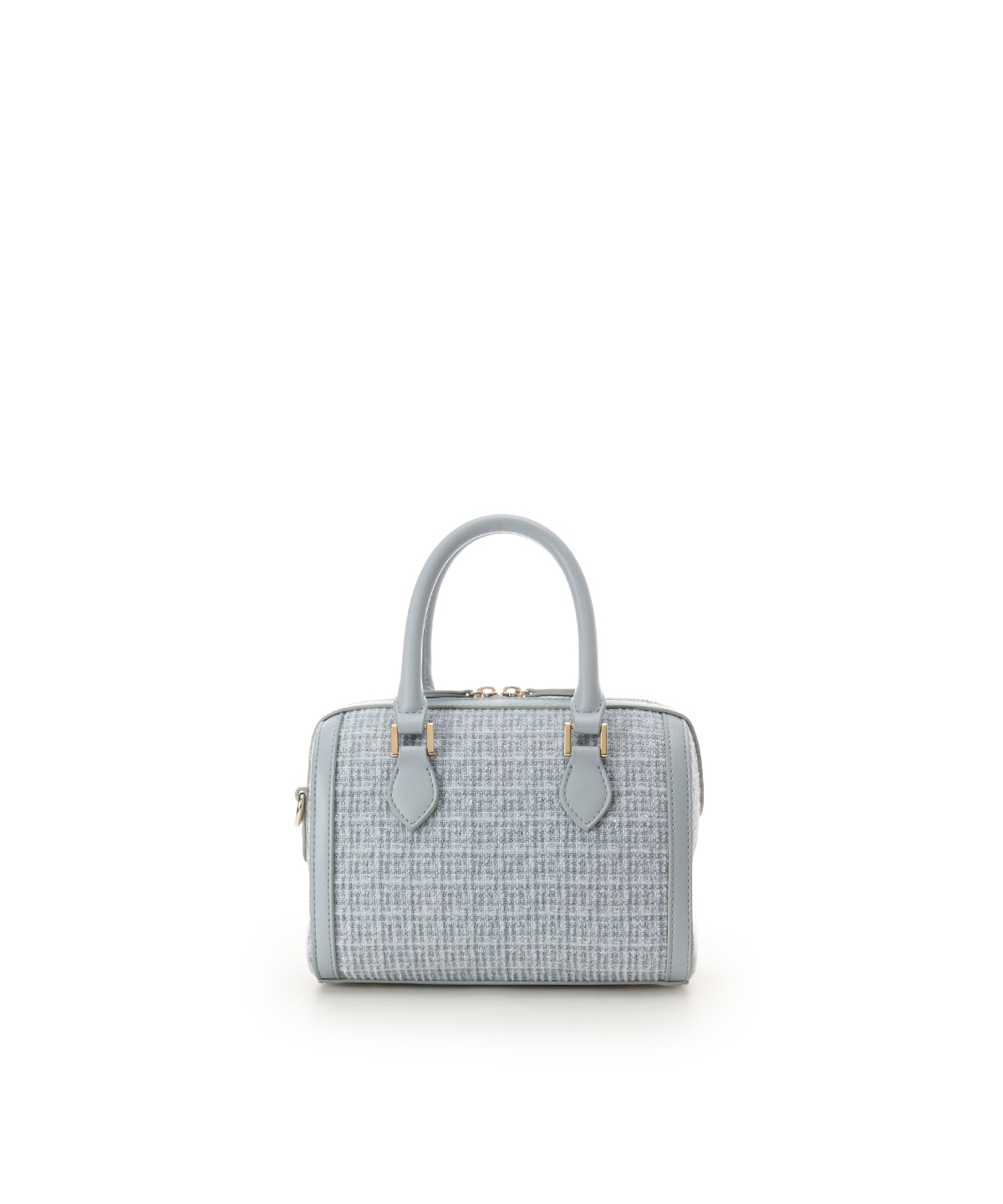 ツイード ボストンバッグ