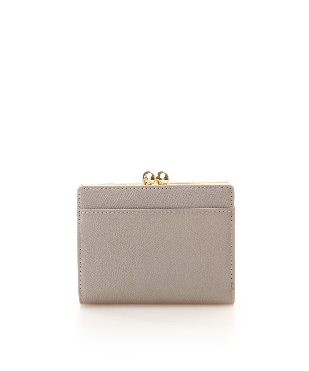 バイカラー 口金折財布