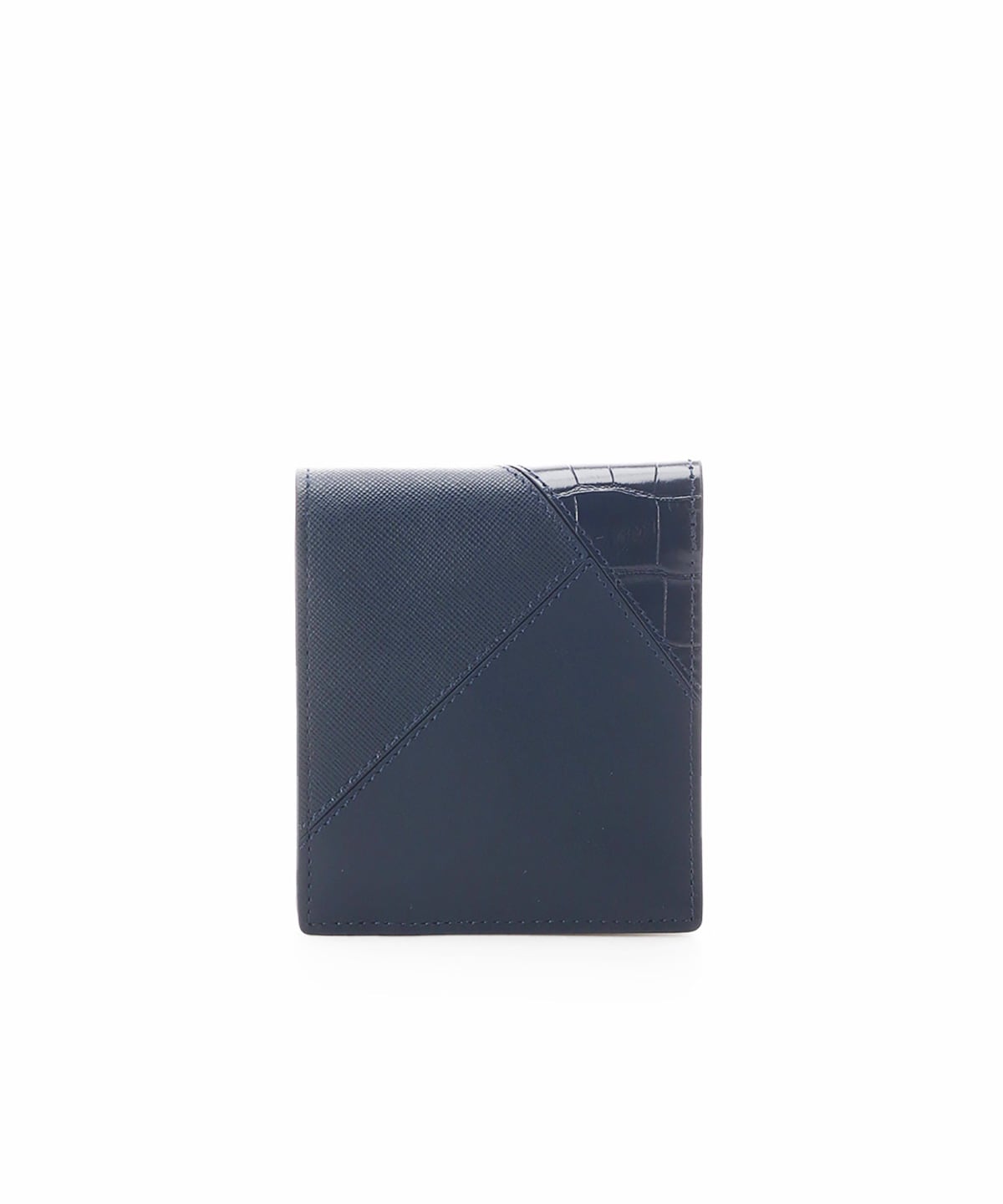 レザー型押しミックス 折財布