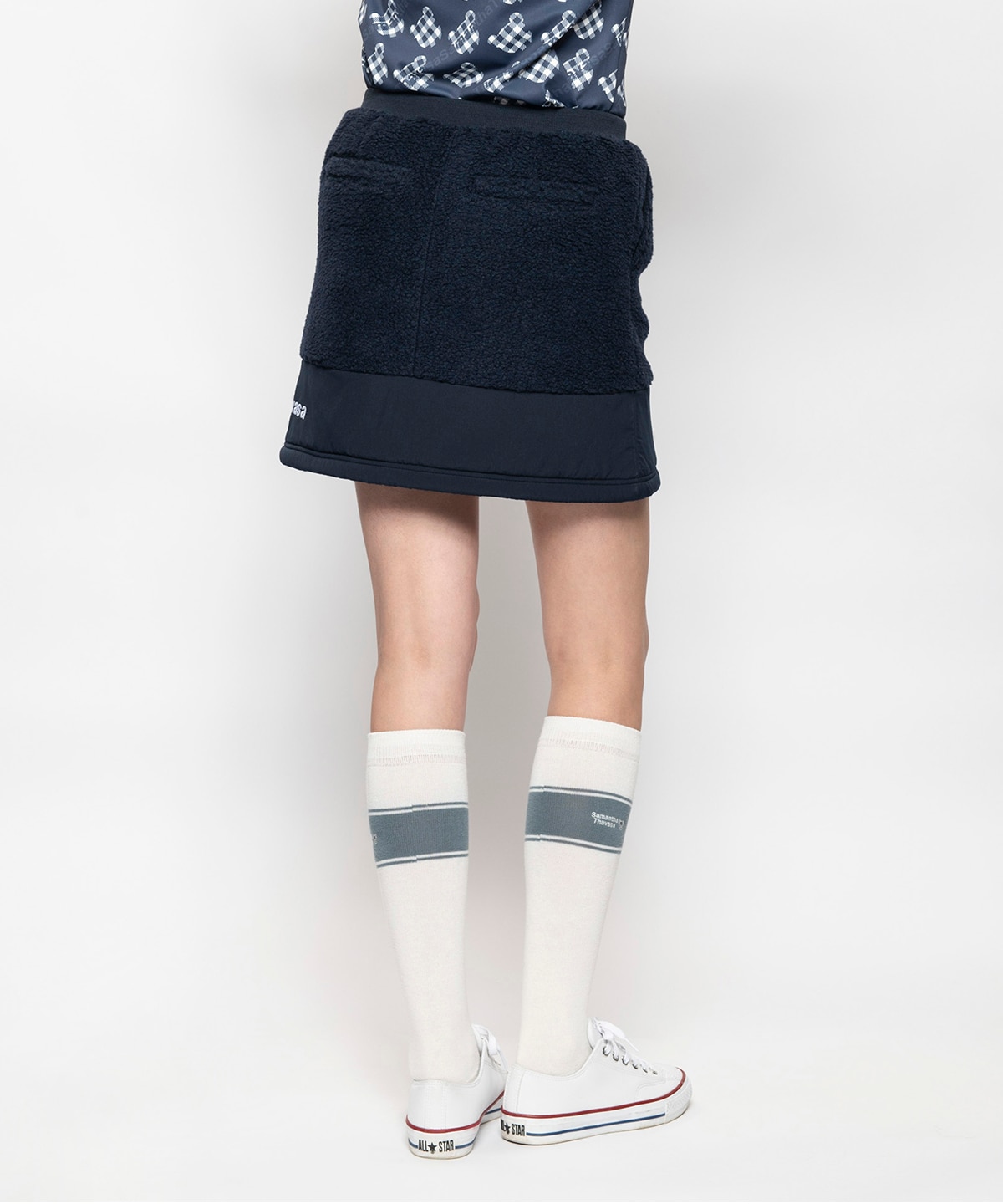 ボアコンビスカート