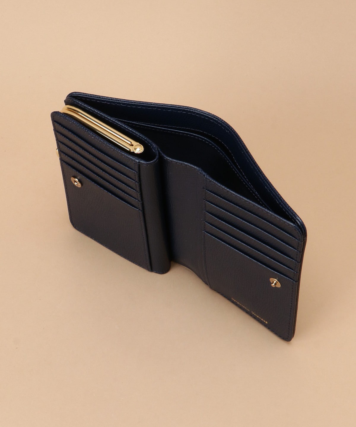 Denim ST Jacquard二つ折り口金財布