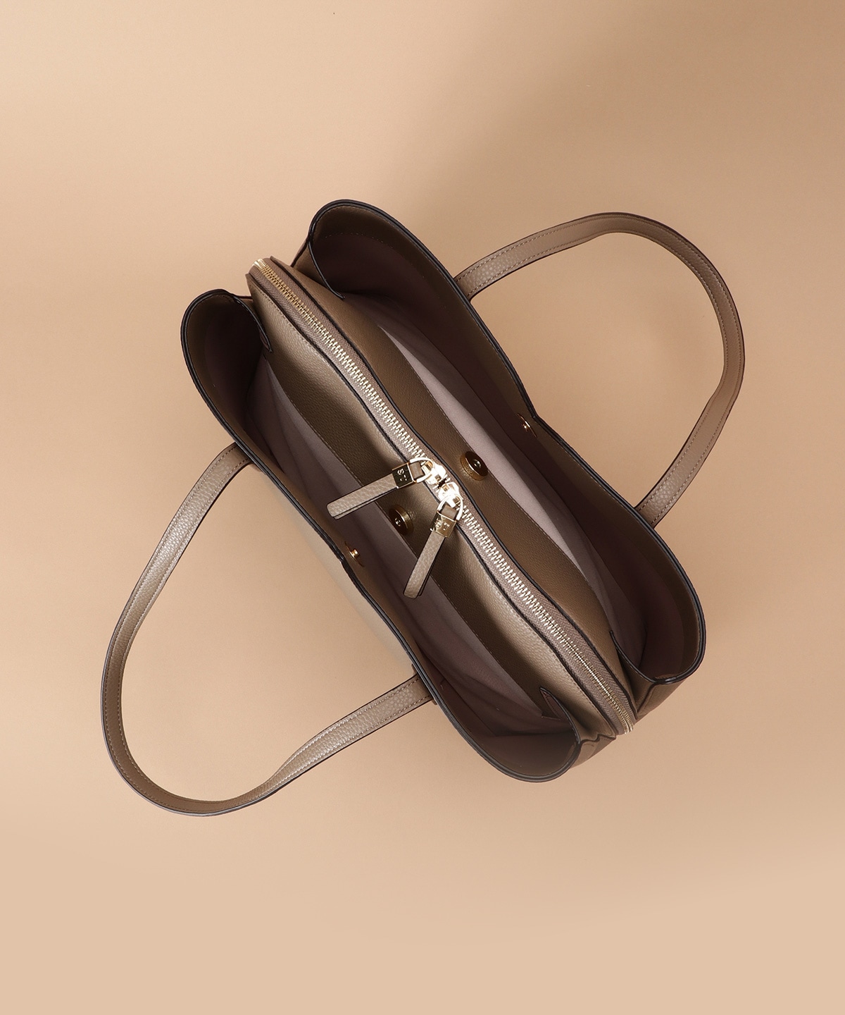 ウェーブデザインカッティングトートーバッグ