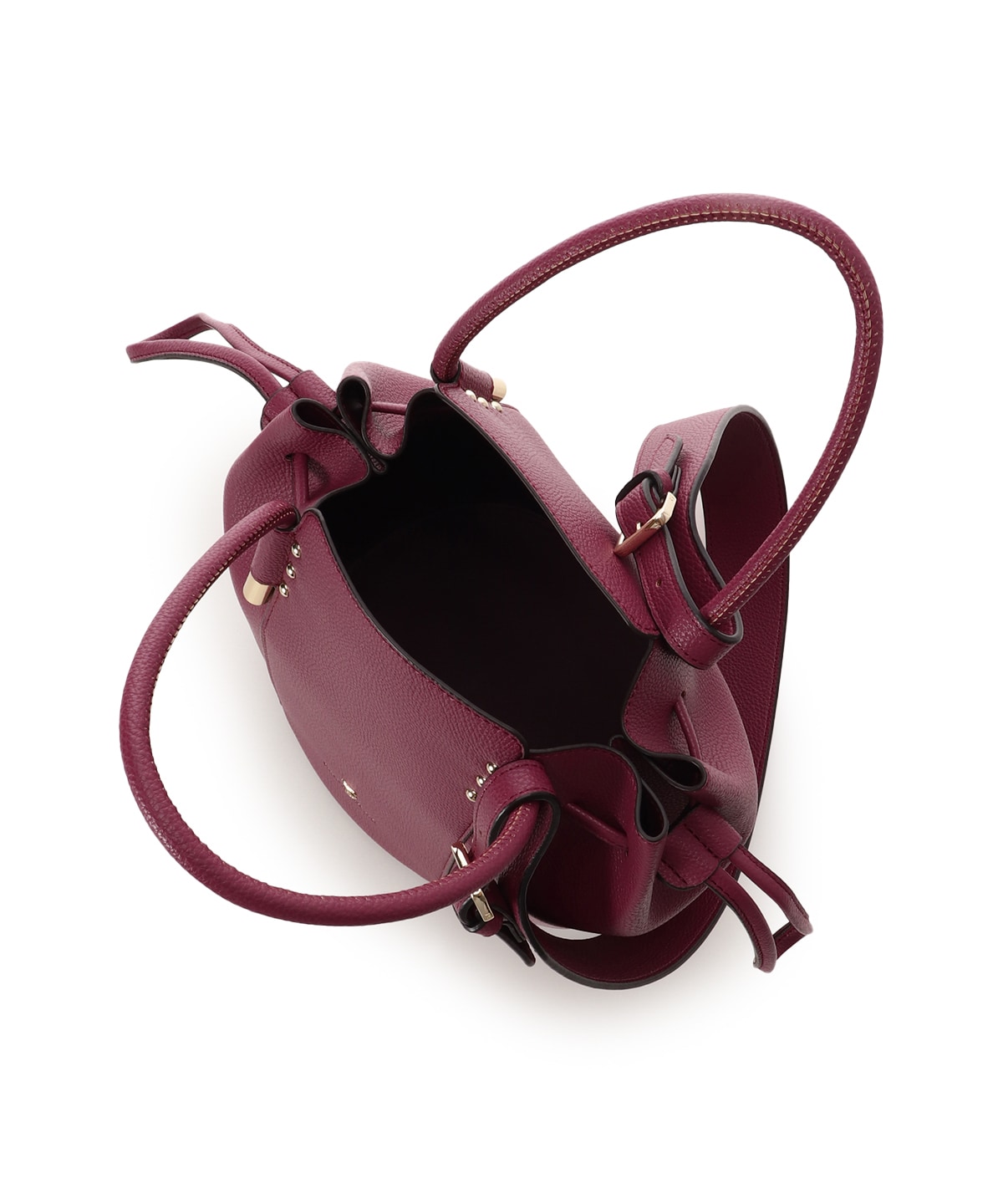 セミハード合皮2wayバッグ