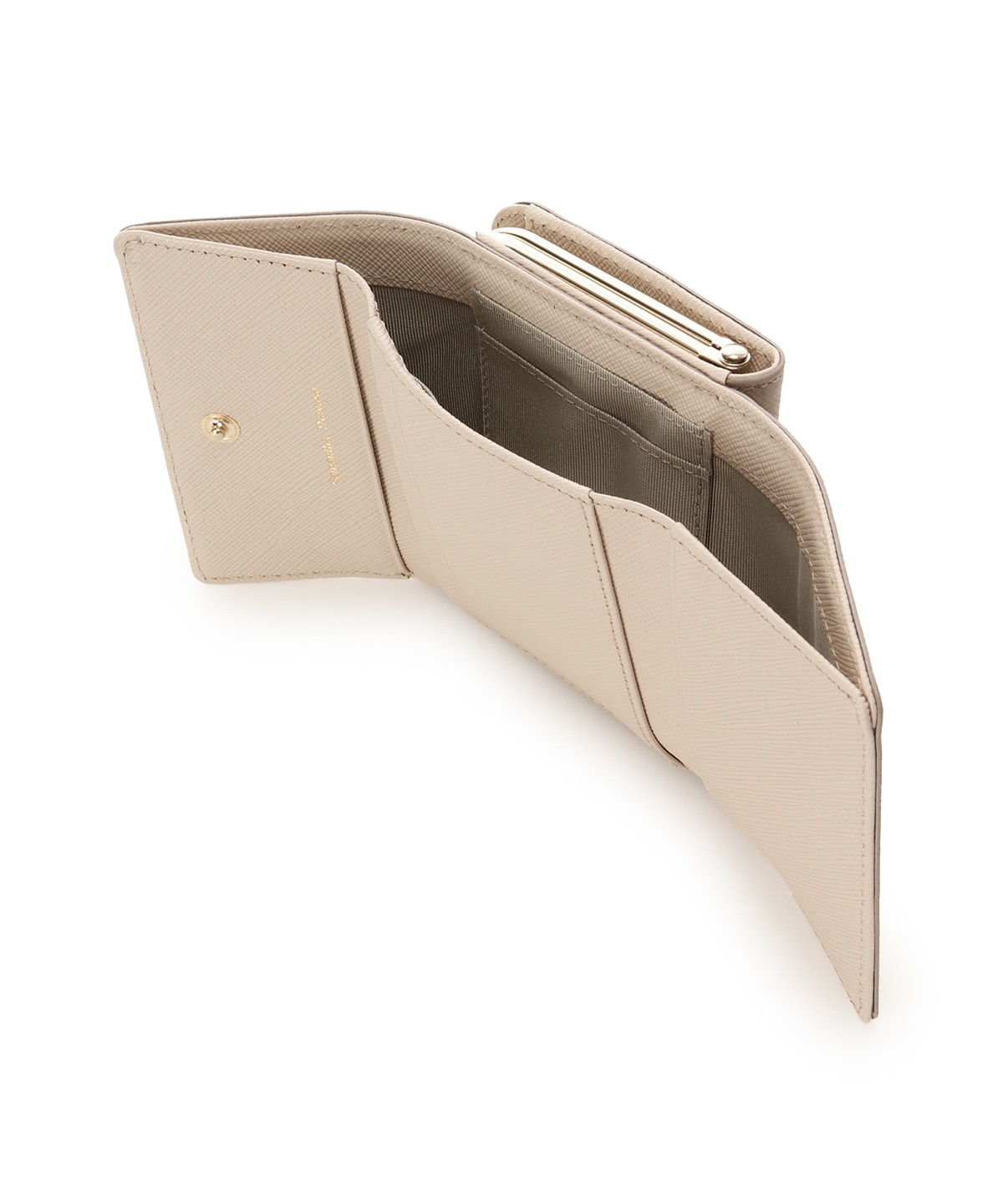 [Newカラー]Pomme d'espoir ポムディスポワール バイカラー三つ折り口金財布