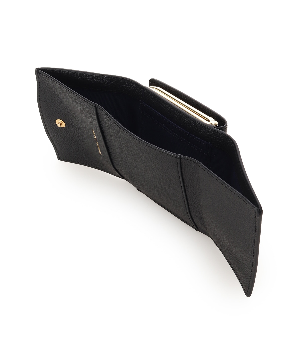 リボンモチーフ口金折財布