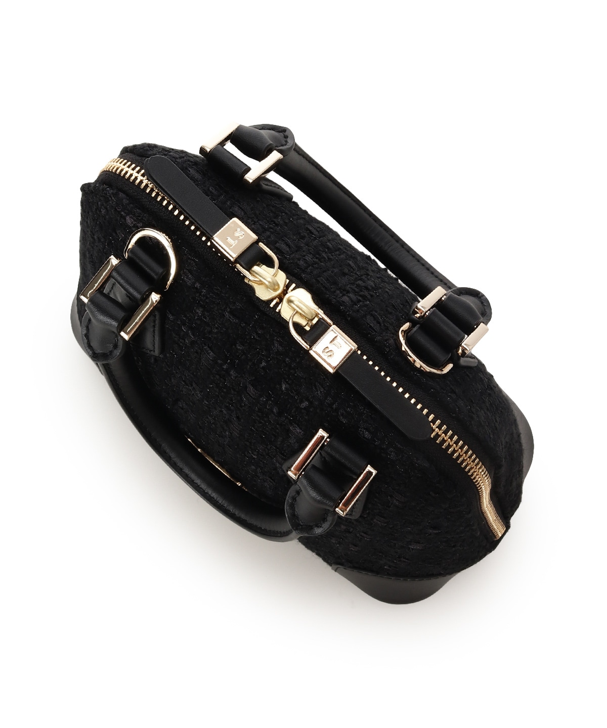 [Holiday Collection]ファンシーツイード ハンドバッグ