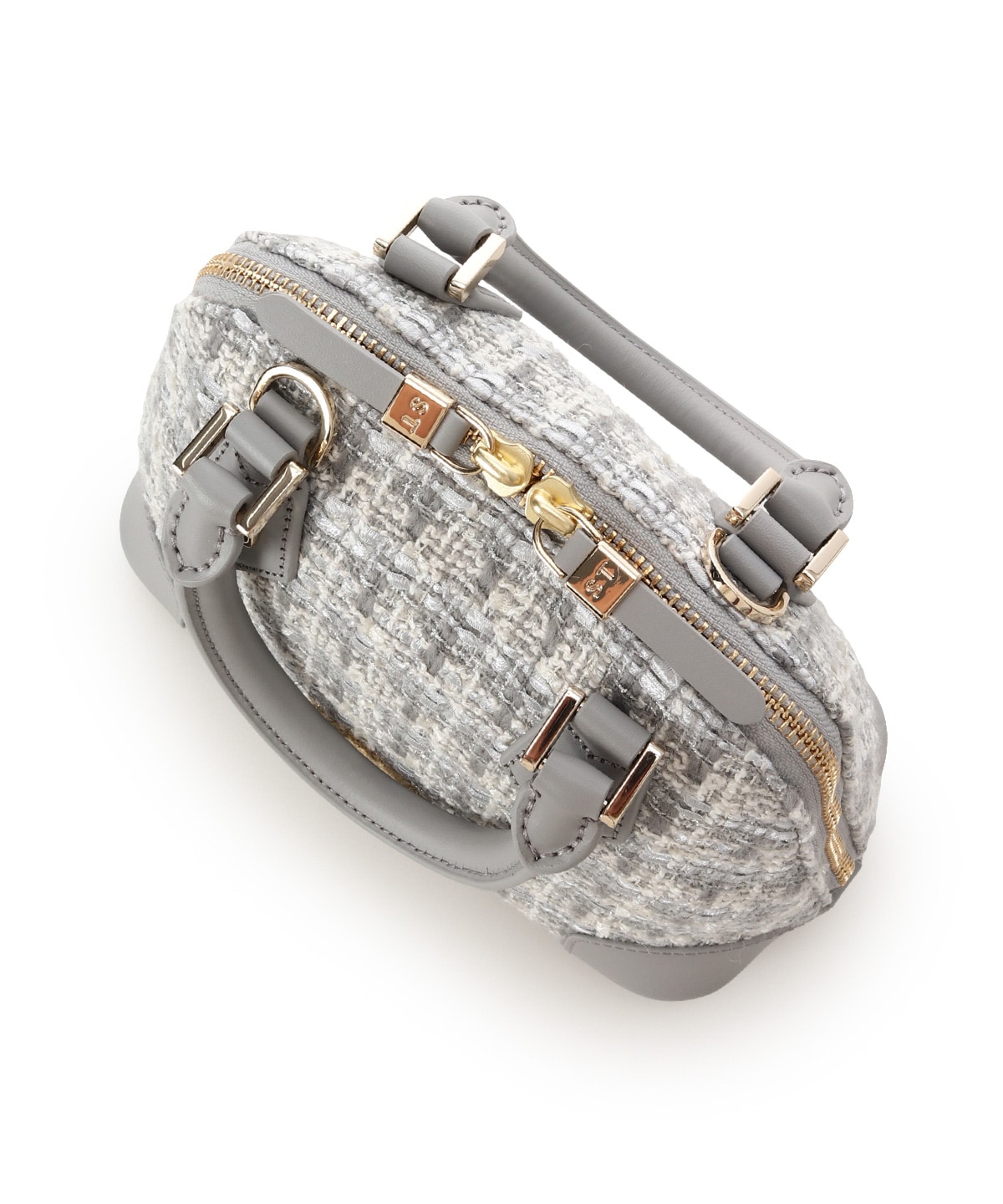 [Holiday Collection]ファンシーツイード ハンドバッグ