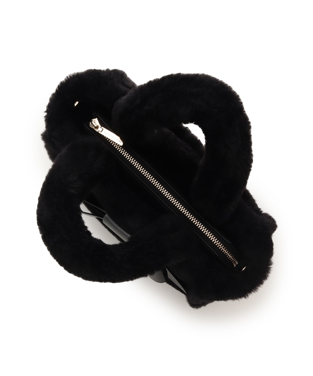 ワンポイントリボン ファーバッグ(FREE ブラック): Samantha Thavasa