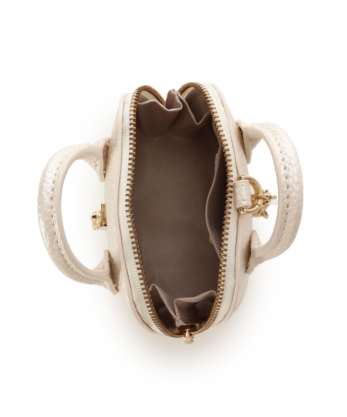 [Holiday Collection]パール調 ミニミニ サマンサ レディ パドロックチャーム