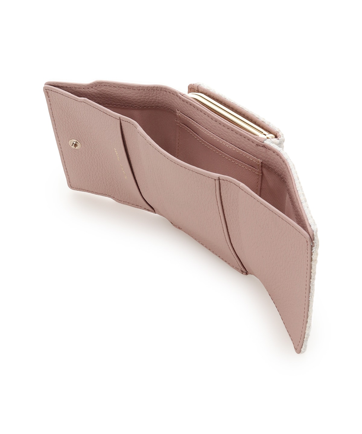 ループツイードデザイン エムシュシュⅢ 口金折財布